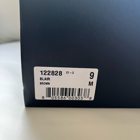 Michael Shannon Vegan Leather Blair Brown Booties Zip Up Buckle EUC Size:(9) - Picture 8 of 8